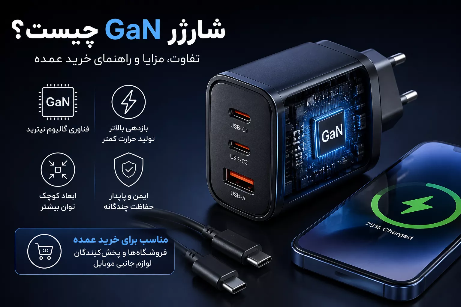 شارژر GaN چیست