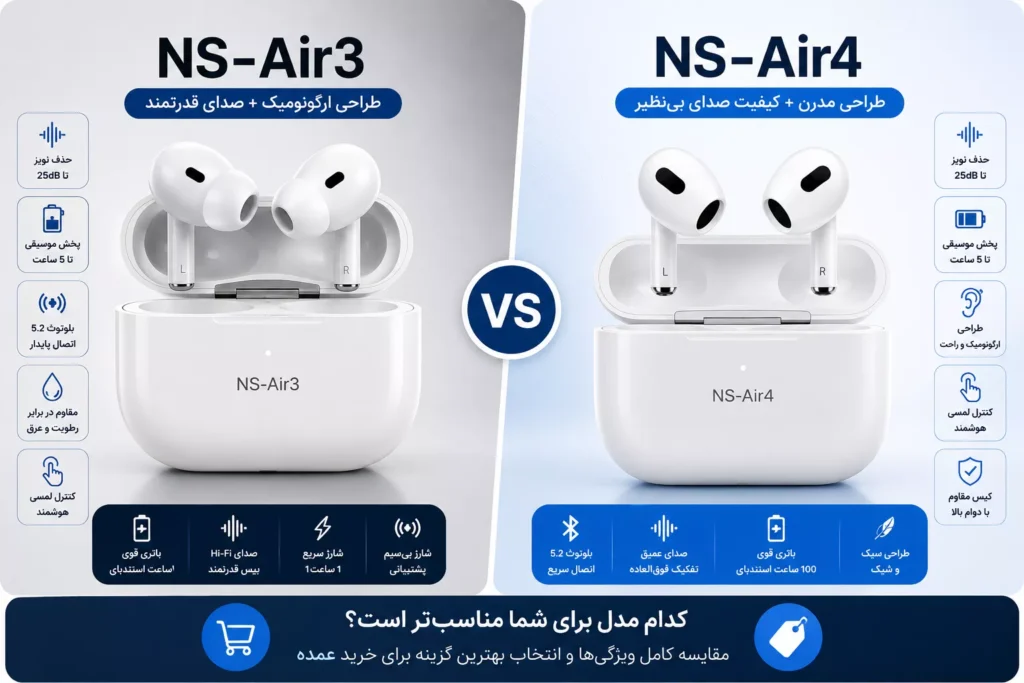 مقایسه NS-Air3 و NS-Air4
