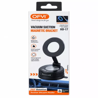 هولدر مغناطیسی OFYI HD-17 با پایه مکشی خلأ و قابلیت چرخش ۳۶۰ درجه
